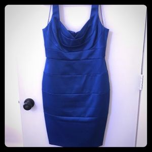 London Times- sz 8 royal blue cocktail dress
